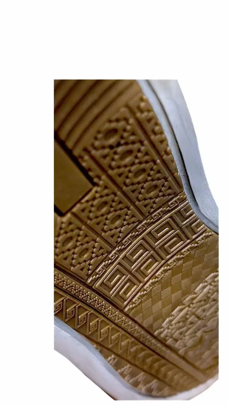 Caamaño High Top Sneakers Peruvian Textile Multi-Color Size Men 6 Women 8